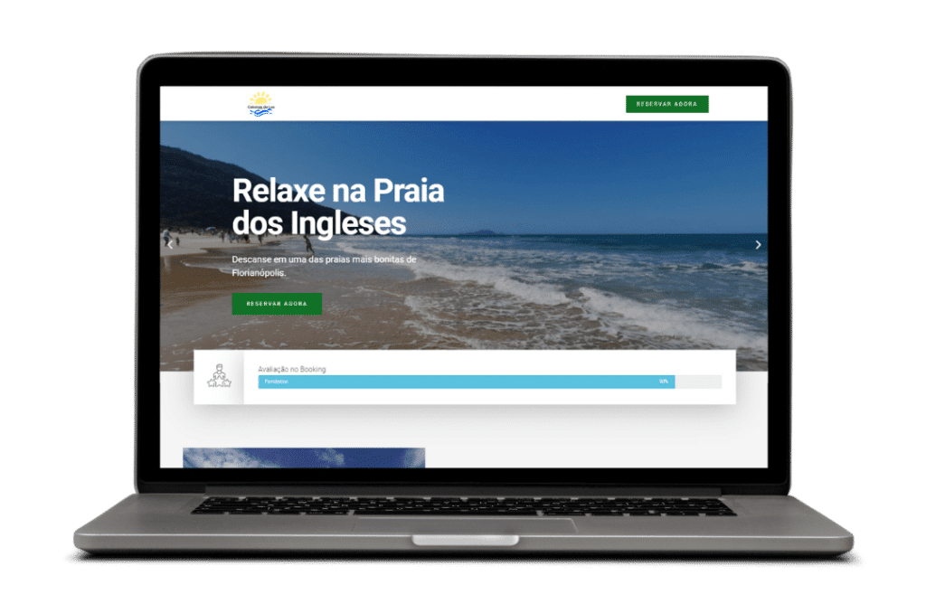 Site de pousada em Florianopólis - SC desenvolvido pela agência de marketing digital